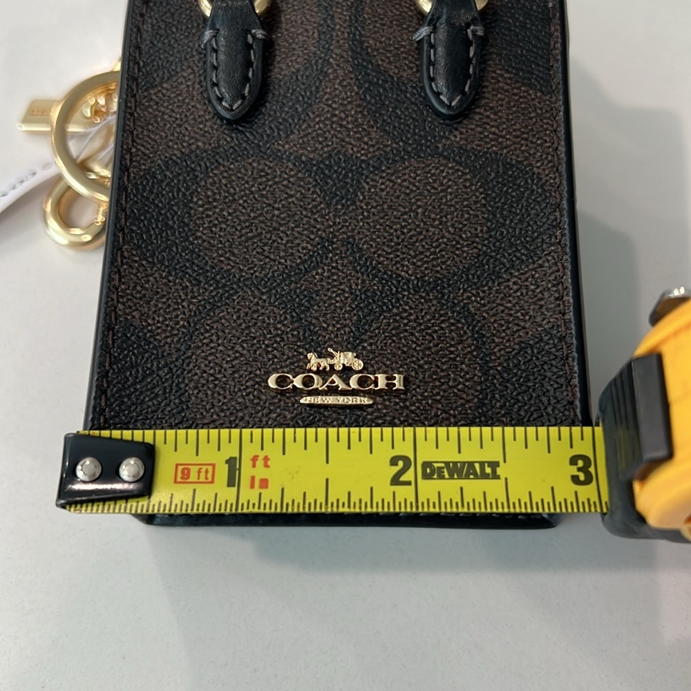 Cute. COACH Mini Bag Charm. - Picture 10 of 16